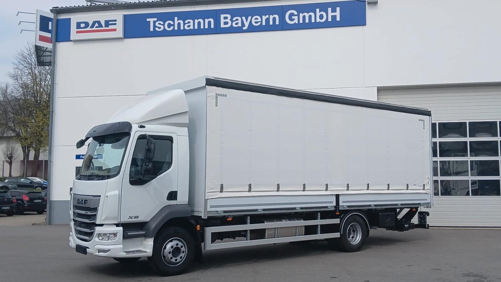 DAF XB 260 FA, Tschann Pritsche Plane, 1500 Bär LBW