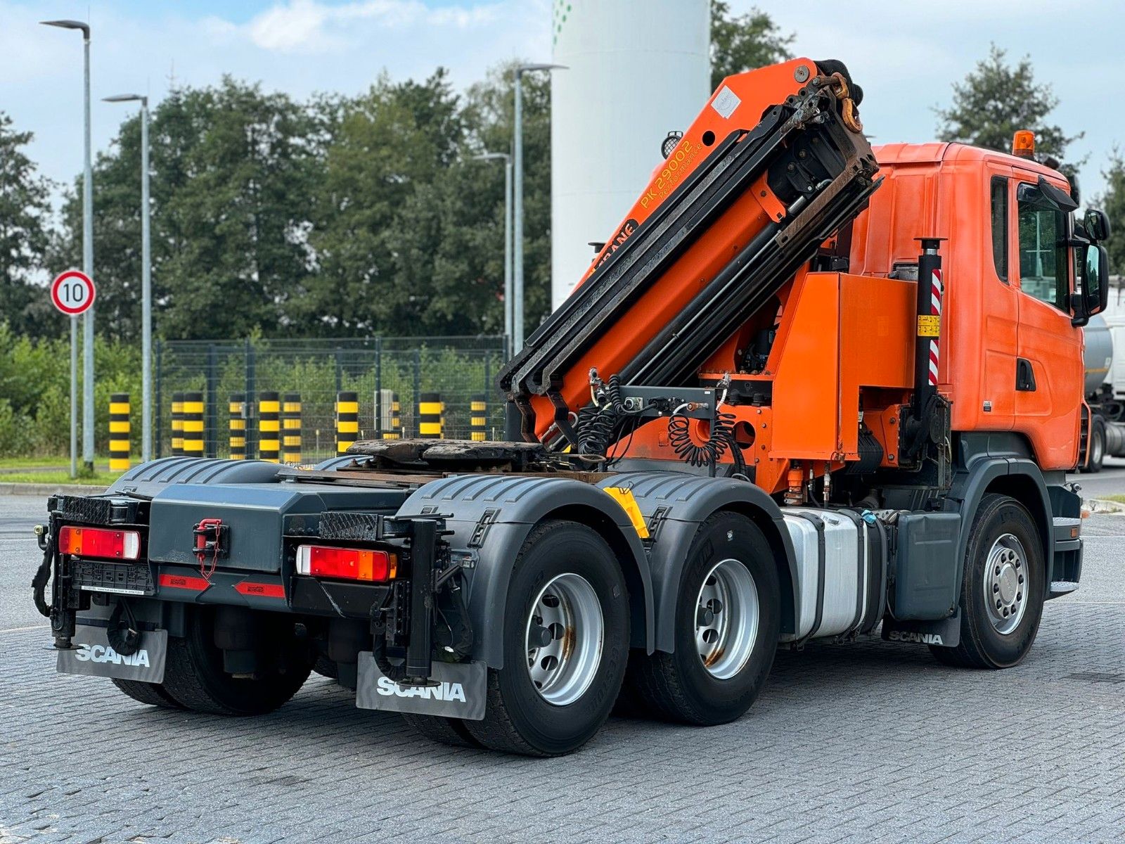 Fahrzeugabbildung Scania R 500 V8 SZM  PK29002 4x hydr. 4-Punkt Abstz 6x4