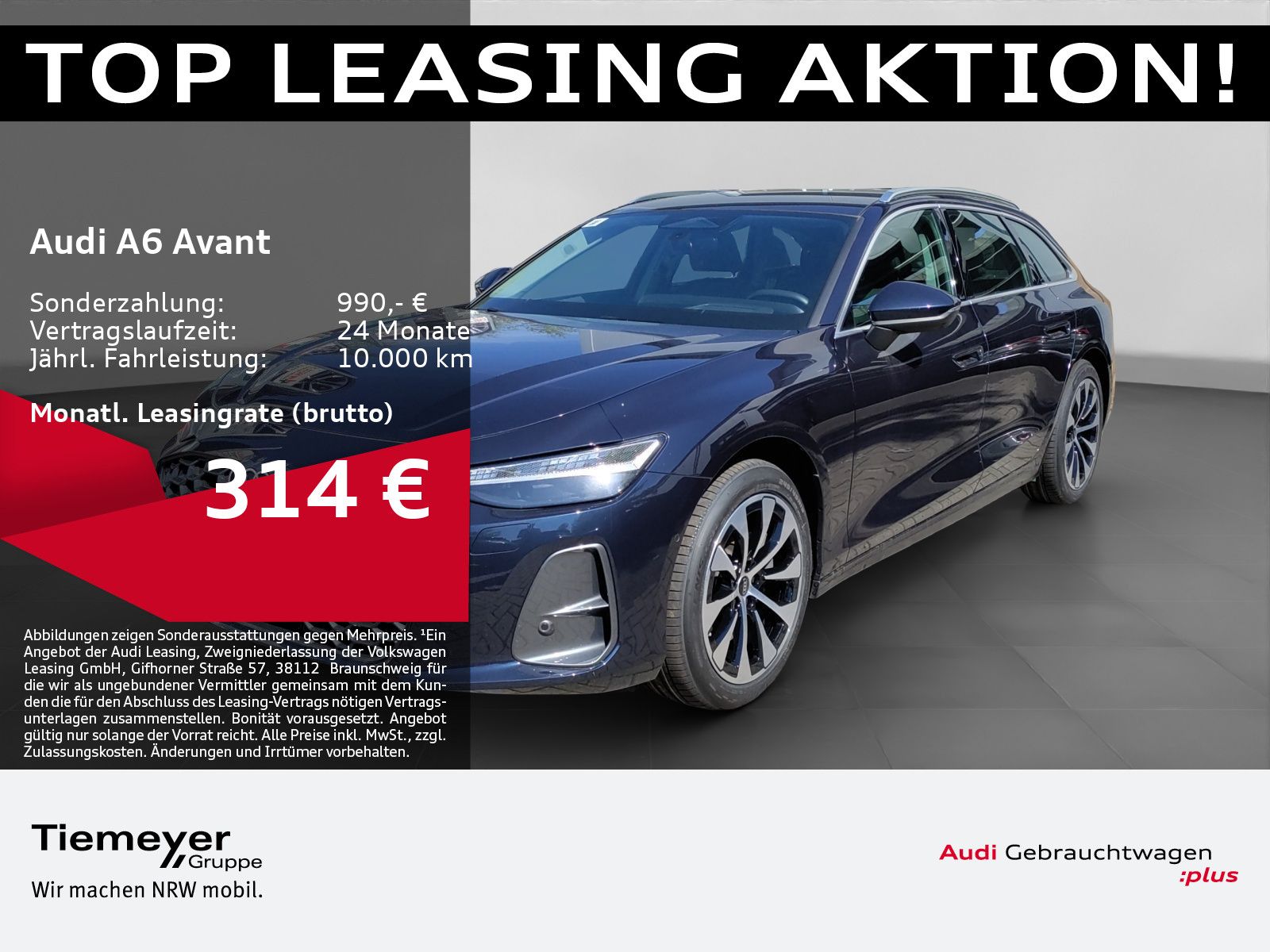 Audi A6 Avant TDI Q NEUES MODELL UPE86 PANO BuO AHK