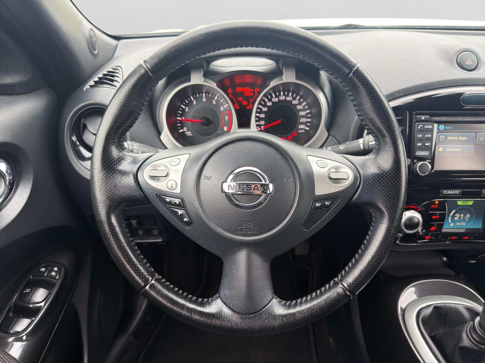 Nissan Juke 1.2 SITZH LED NAV KAM GJR TÜV+Insp. NEU 17'