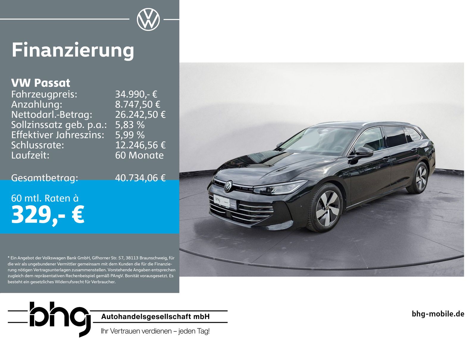 VW Passat Elegance 2,0 TDI SCR DSG