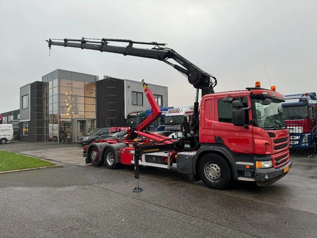 Scania P320 6X2 HIAB 144 CRANE + HIAB HOOK 20T + REMOTE