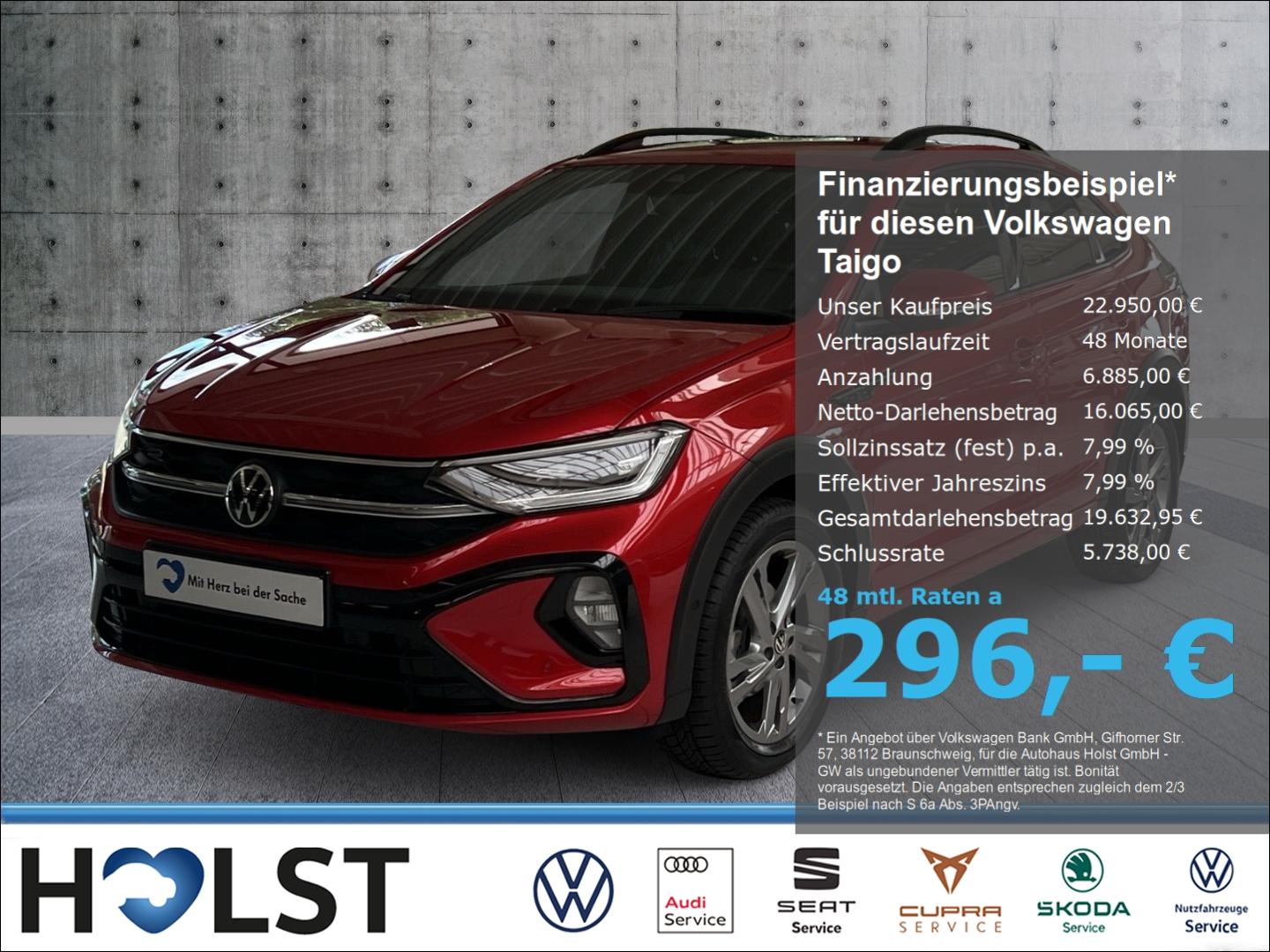 Volkswagen Taigo 1.5TSI R-Line Matrix-LED RüFaKa GJR Nebel 