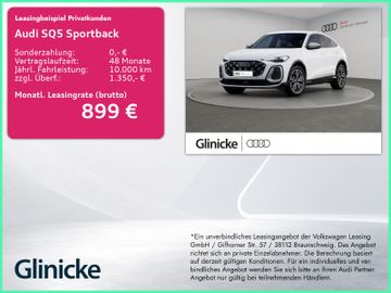 Audi Leasingangebot: Audi SQ5 Sportback TFSI NEUBESTELLUNG