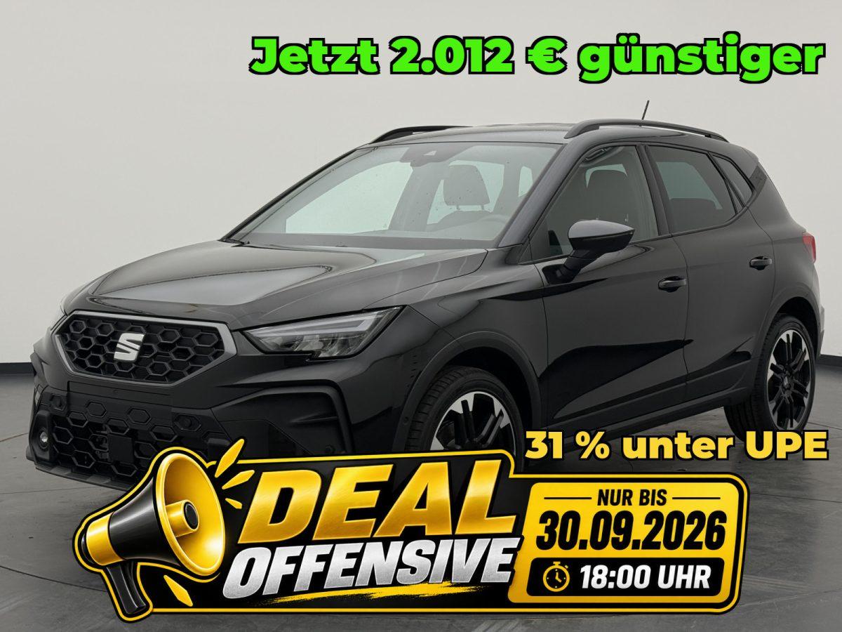 SEAT Arona 1.5 TSI DSG Black Ed.+CAM+NAV+LED+ASSISTS+