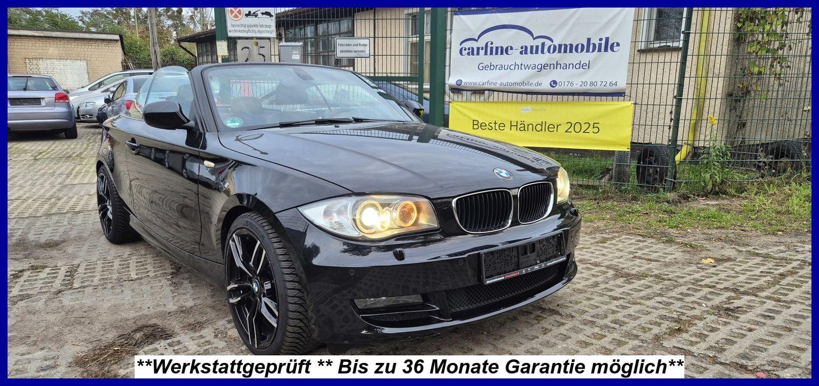 BMW 118 i Cabrio Xenon Navi 18'' BMW-SH HU+GARANTIE