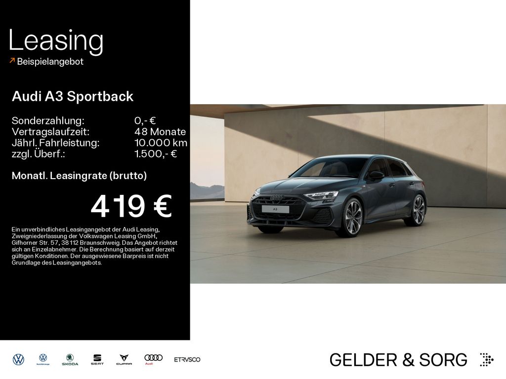 A3 Sportback TFSI S line *Matrix*AHK*Business*