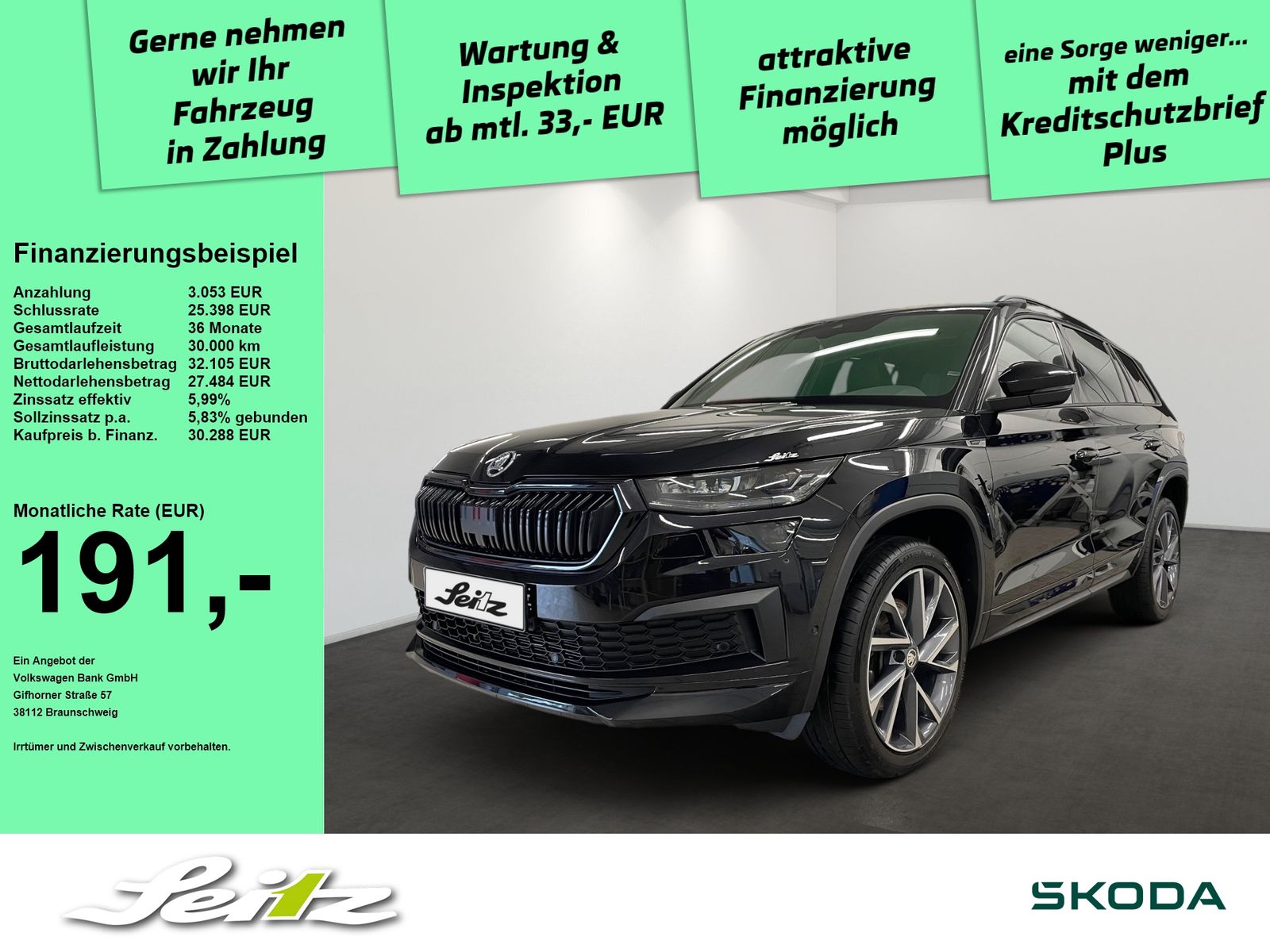 Skoda Kodiaq 2.0 TDI 4x4 Sportline *AHK*PANO*MATRIX*PD