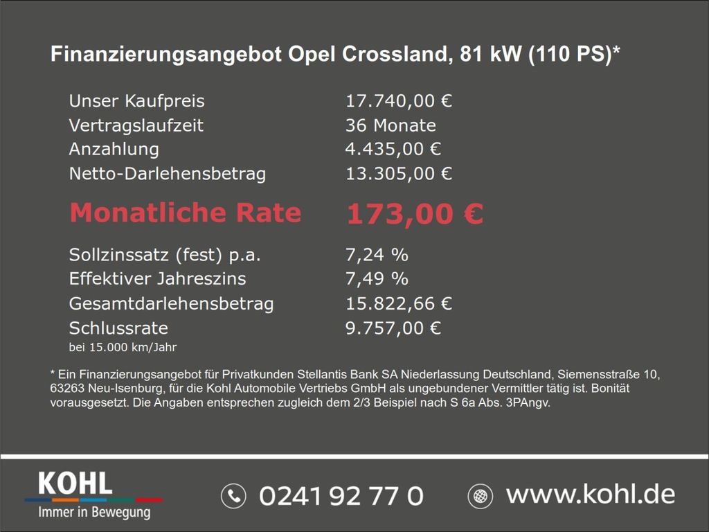 Image of Opel Crossland (X)