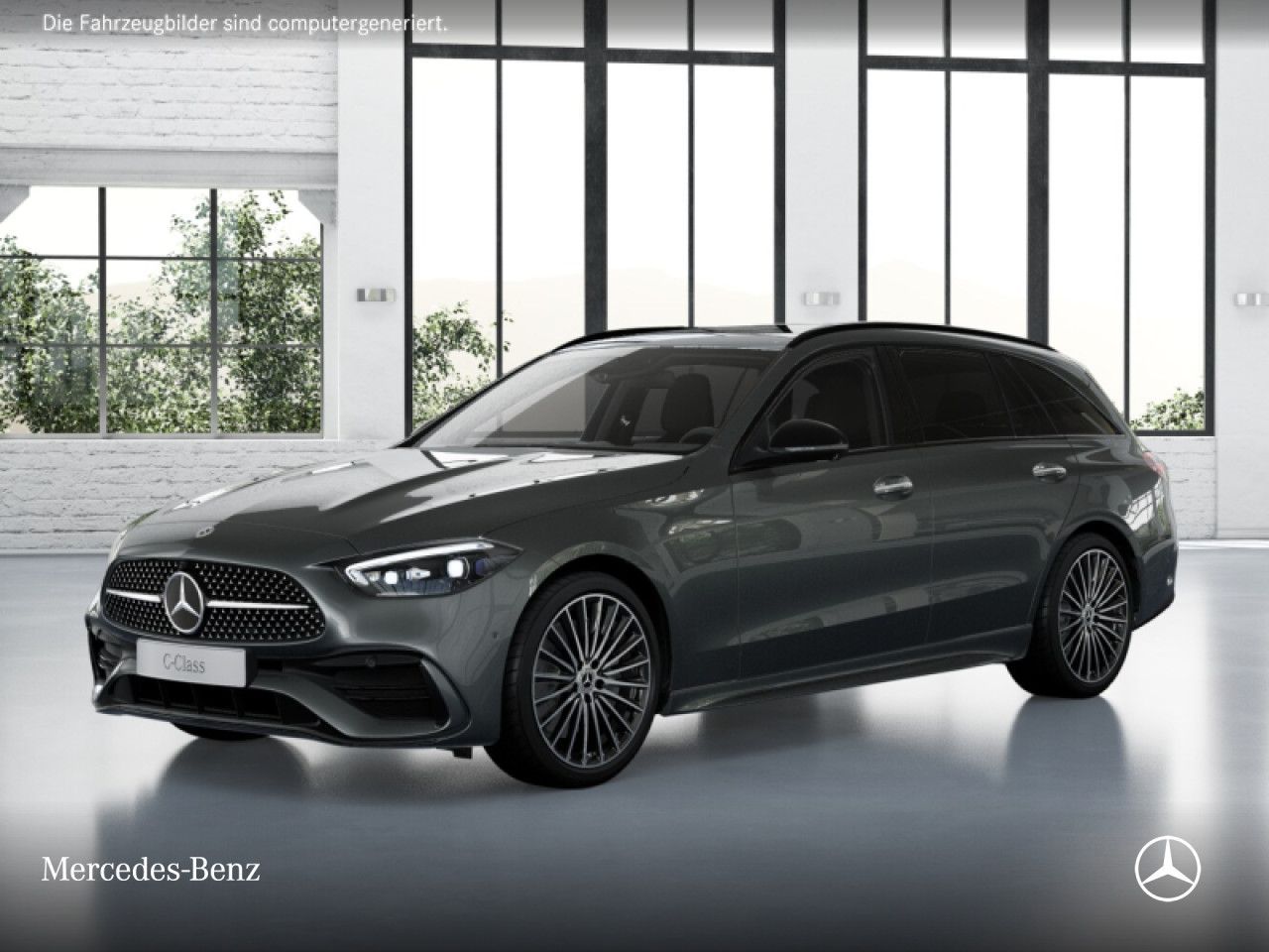 Mercedes-Benz C 220 d T AMG NIGHT PANO 360 AHK BURMESTER 19 foto 12