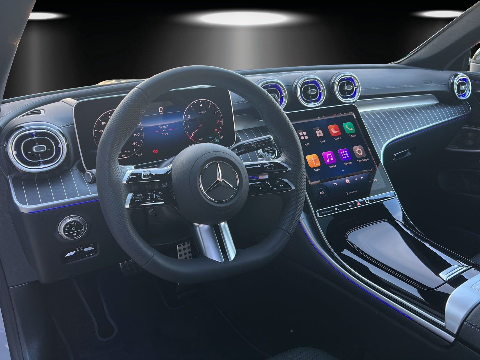 Fahrzeugabbildung Mercedes-Benz CLE 300 4MATIC Coupé AMG 360° Pano AHK DigLight