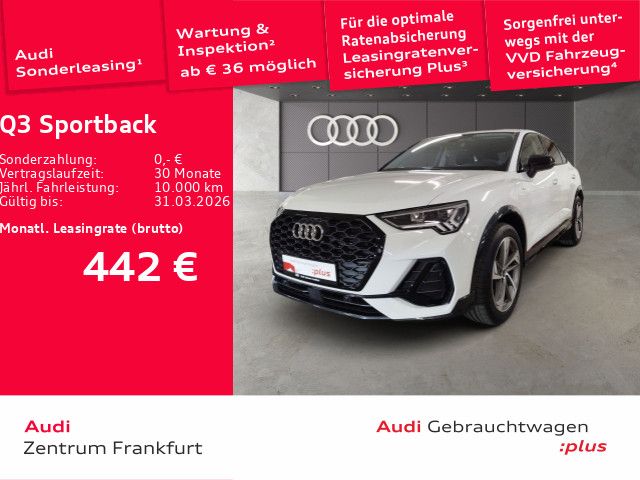 Q3 Sportback 35 TFSI S tronic S line LED Navi DA