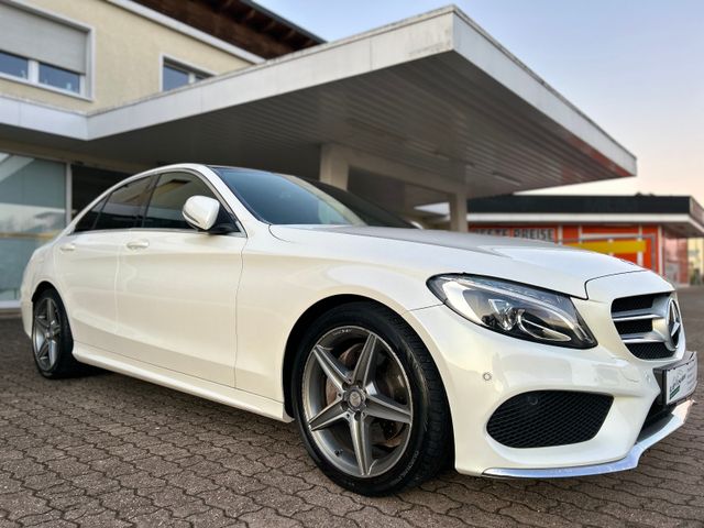 Mercedes-Benz C 220d Lim. AMG Navi LED Leder Panorama Alu Pdc