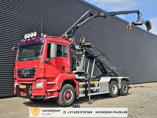 MAN TGS 26.400 6x2 / 6x4 / HMF Z KRAAN + CONTAINERSY