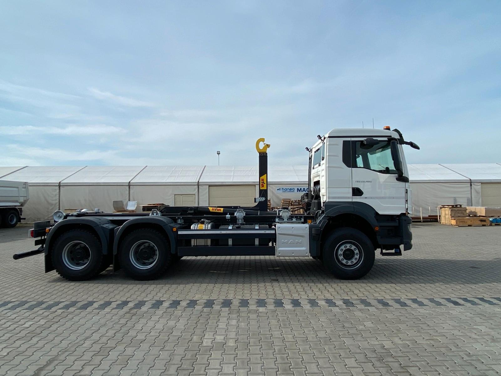 MAN TGS 26.480 6X4, ABROLLKIPPER HYVA 20-57S 2026