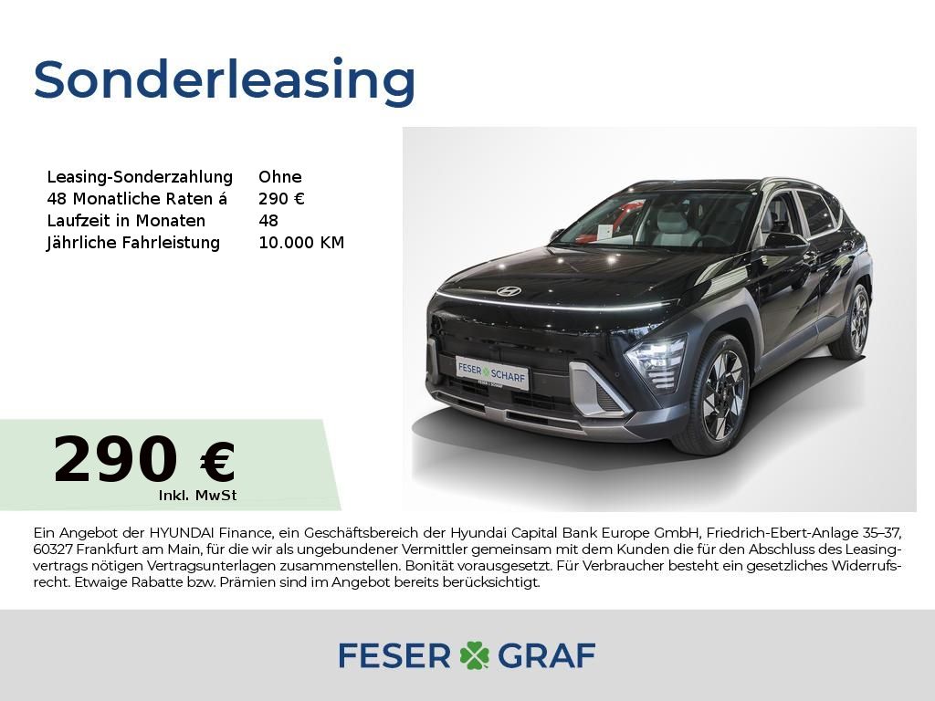 Hyundai Kona PRIME-PAKET GLASSSCHIEBEDACH 360° TOT-WINK.