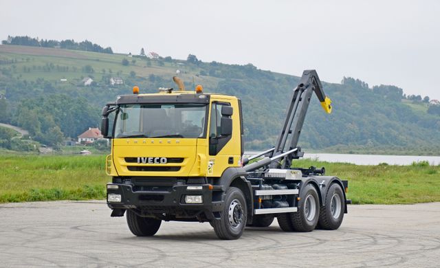 Iveco TRAKKER 410 * ABROLLKIPPER * 6x4 * TOPZUSTAND