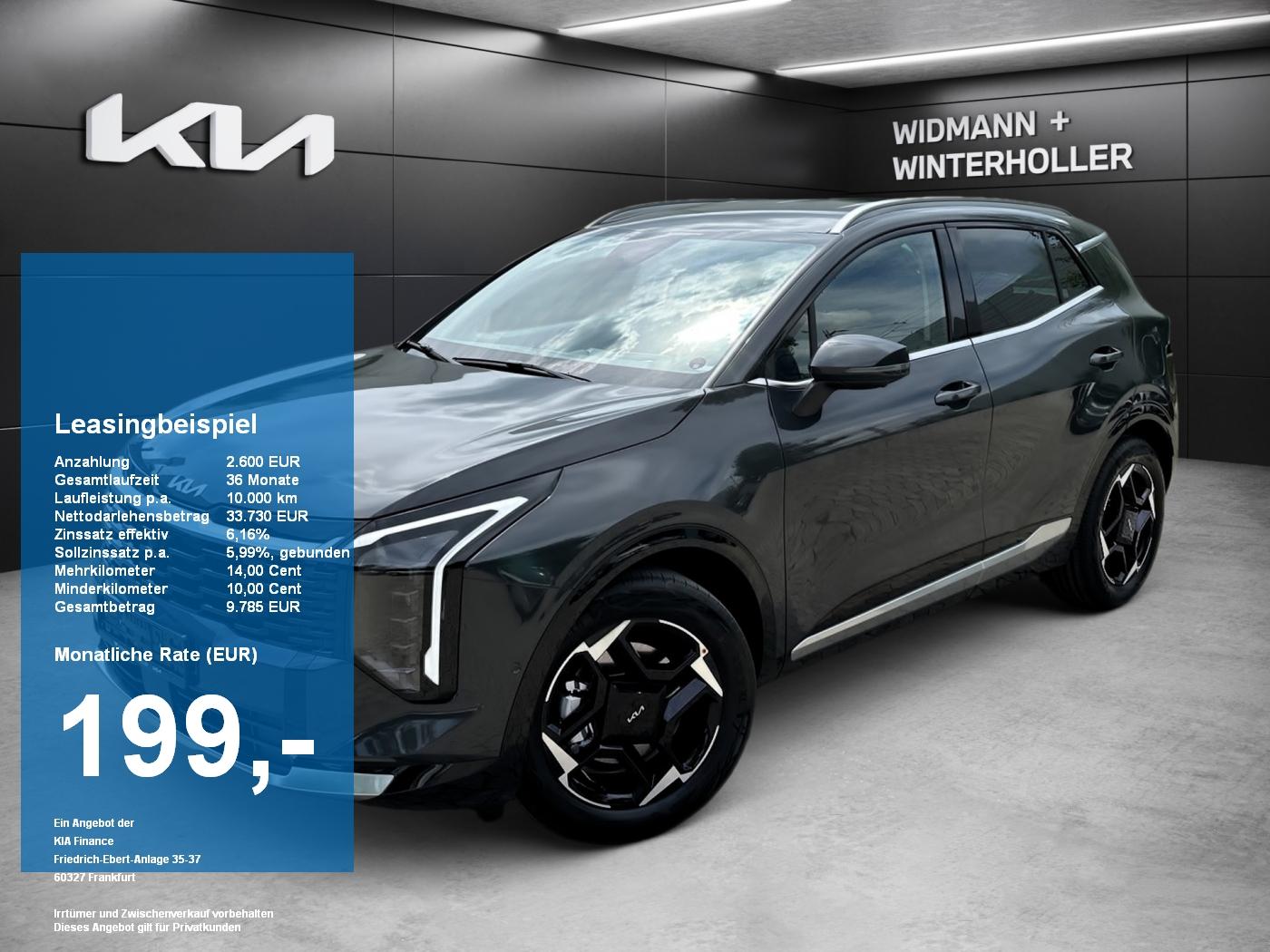 Kia Sportage 1.6 CRDi 48V DCT Spirit HUD 360° H/K PC