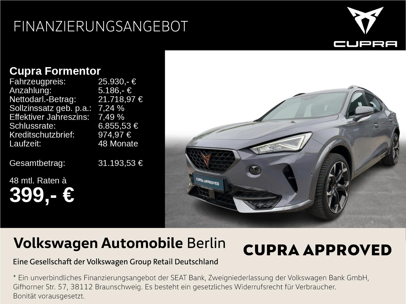 Cupra Formentor 1.5 TSI DSG Navi LED SHZ ACC PDC