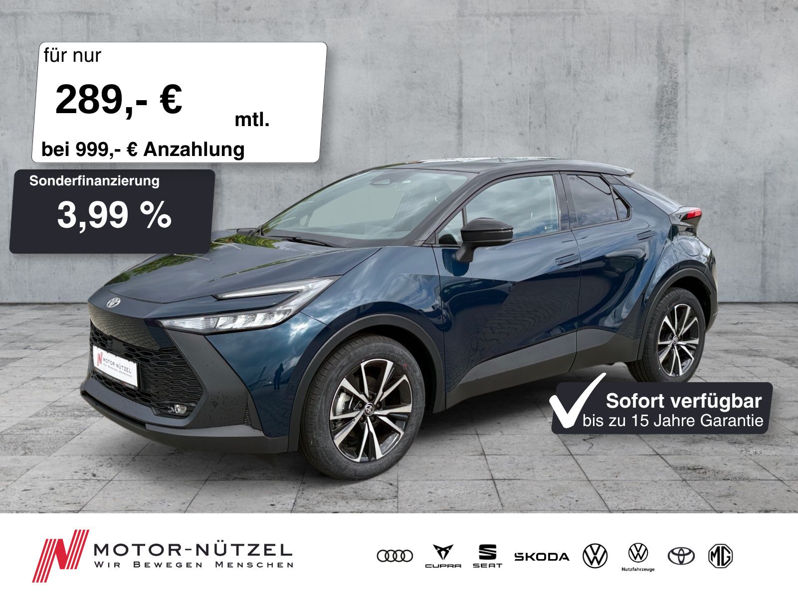 Toyota C-HR 2.0 Hybrid TEAM D NAVI+APP+ACC+SHZ+RFK+DAB