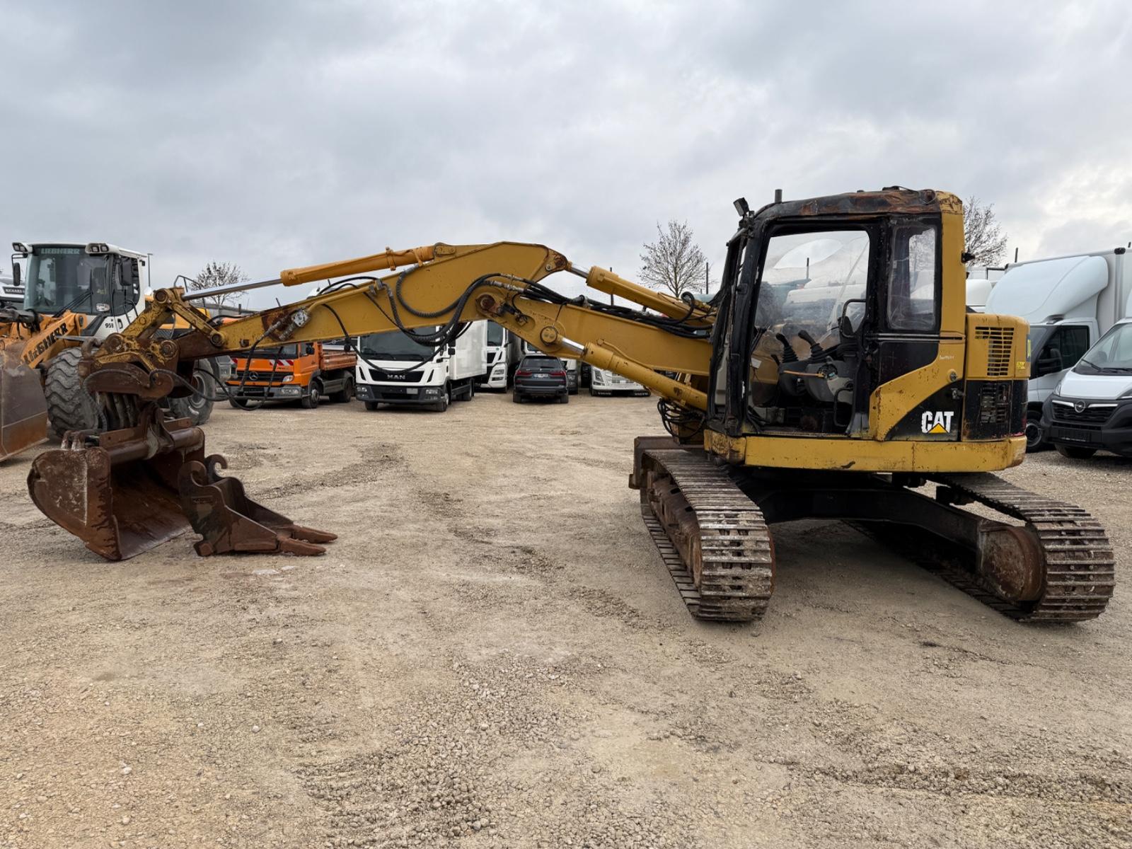 CAT 314C-LCR,Orig. 3900STD,kabine rostig