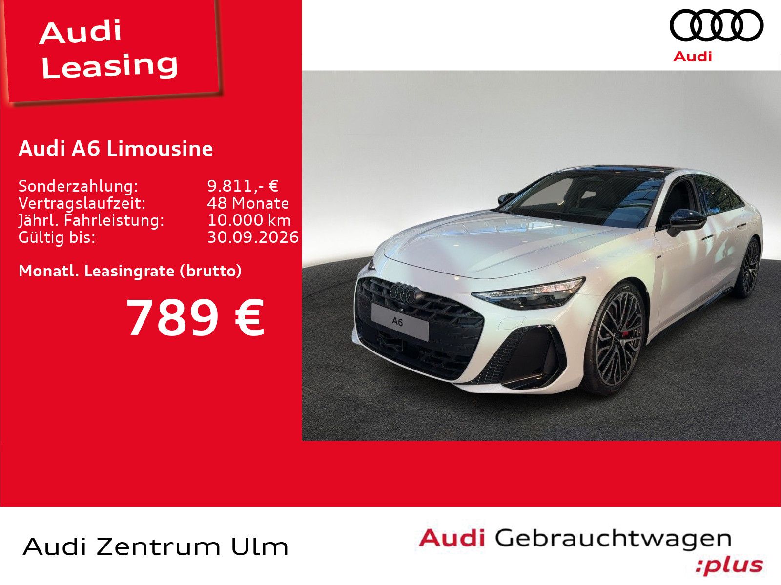 Audi A6 Limousine e-hybrid qu S-Line AHK B&O HuD LUFT imagem 3