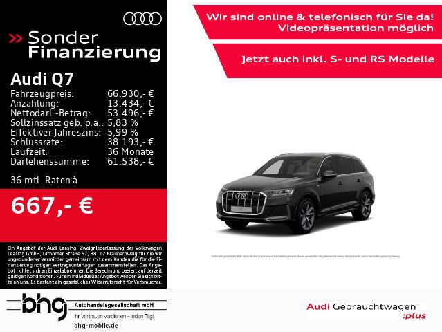 Audi Q7 50 TDI quattro tiptronic S line