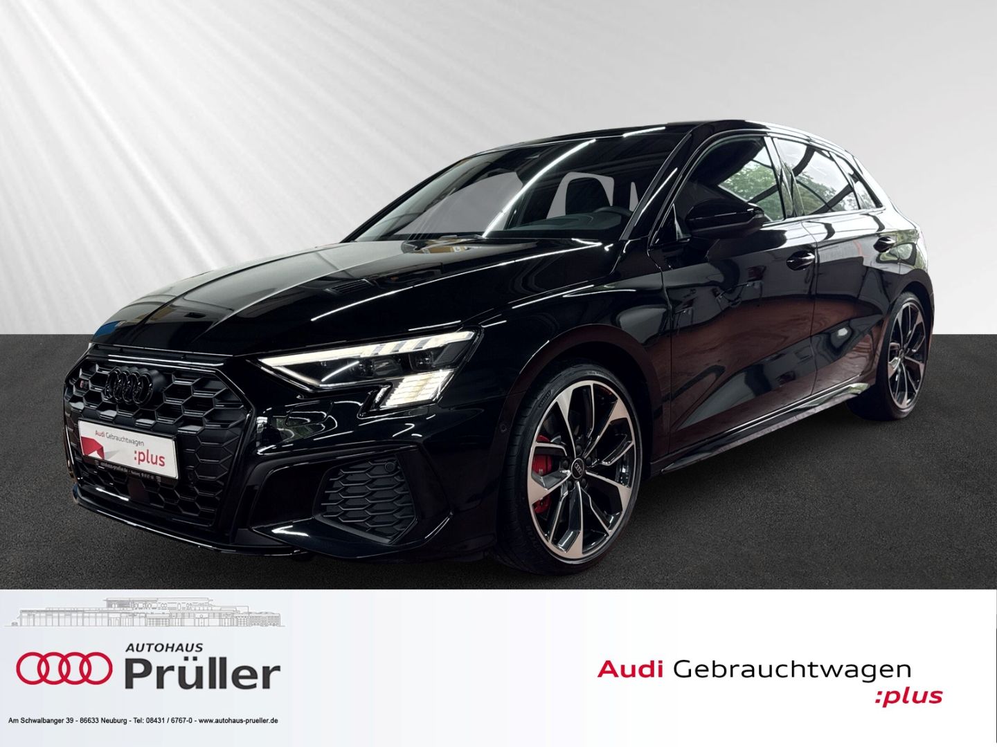 AUDI S3 Sportback qu S tro B&amp;O+HuD+Kamera+Matrix+Pano