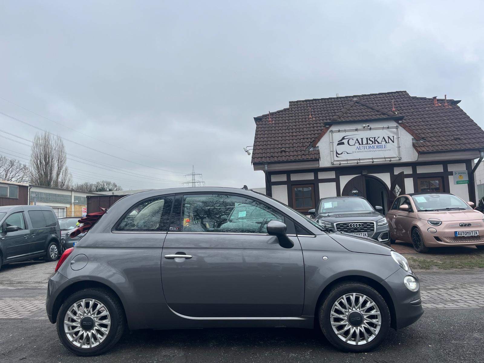 Fiat 500 Lounge Cabrio*Rotes Dach*Leder