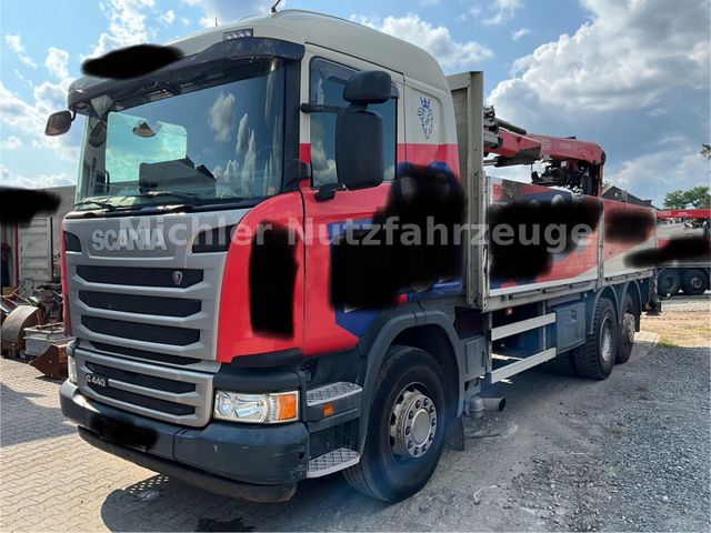 Scania G440 Baustoff Fassikran 215AS23