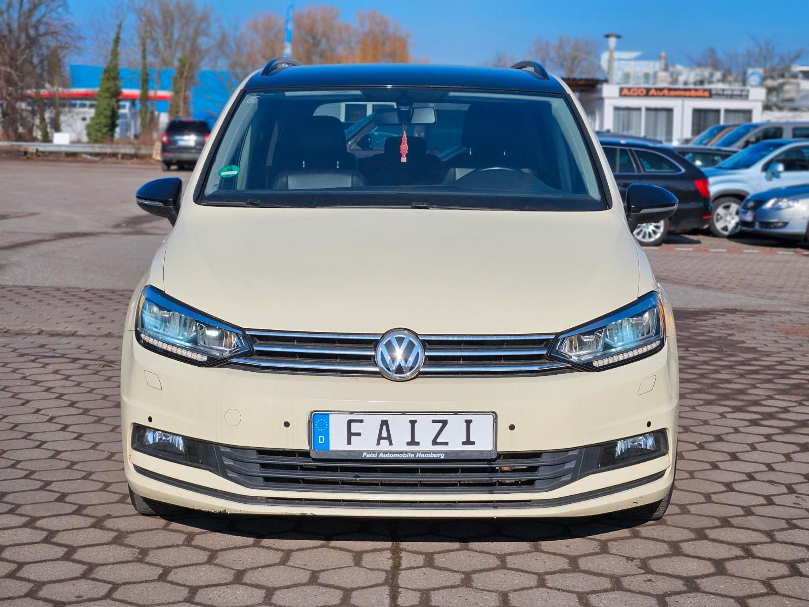 Volkswagen Touran 2.0 TDI Navi Kamera 7 Sitze Folie/Schwarz