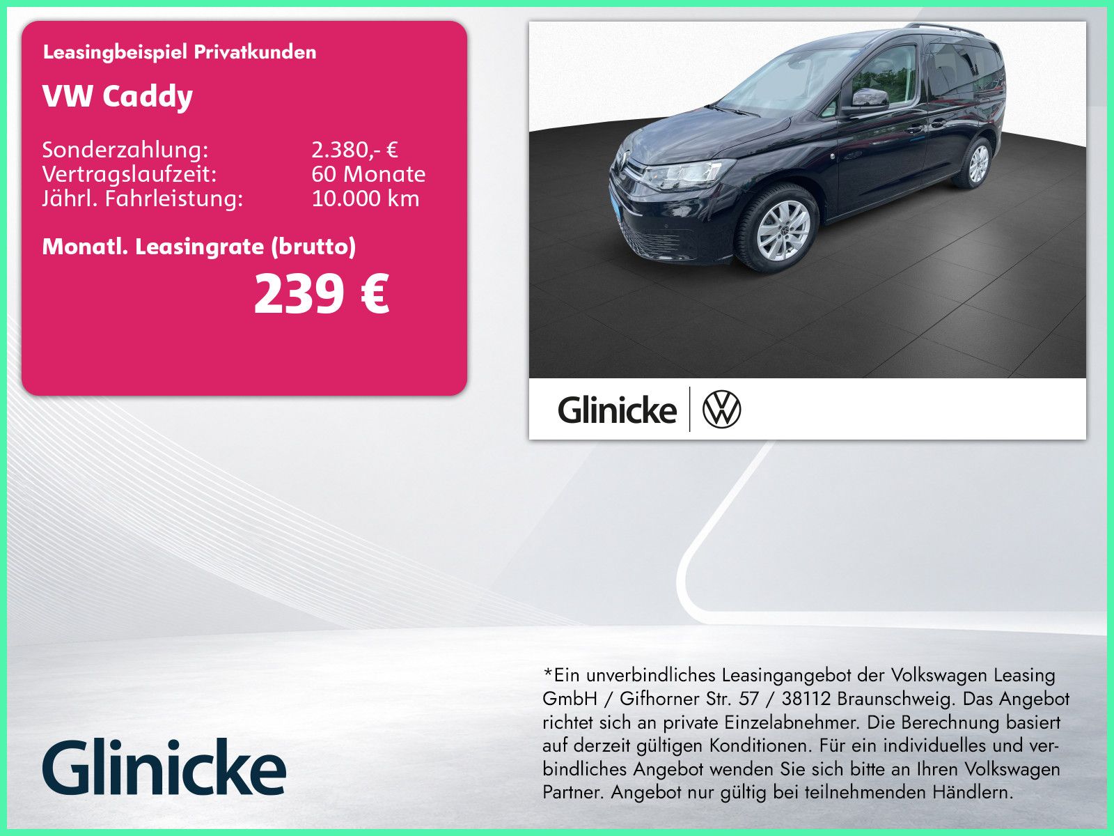 Volkswagen Caddy Life 2.0 TDI Klima Kamera LMF App Connect