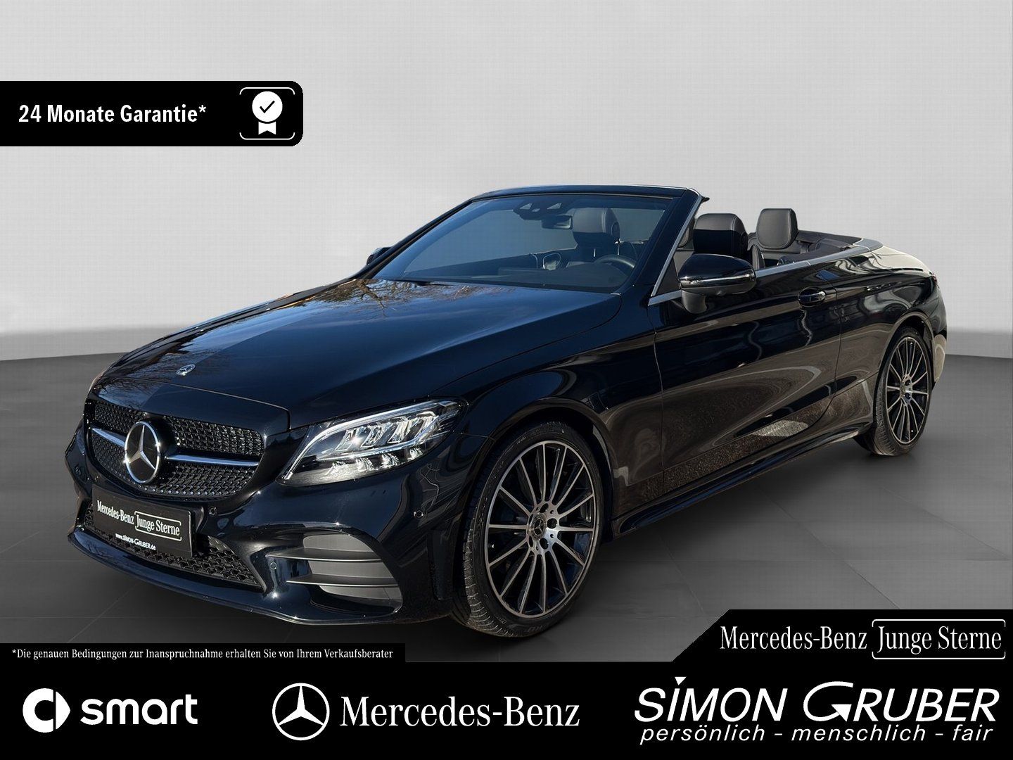 Fahrzeugabbildung Mercedes-Benz C 200 Cabriolet AMG Night Adv Sound 360 Distron.
