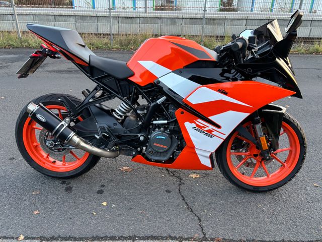 KTM RC 125, Sportauspuff, Bodystyle, n. Verschleißte