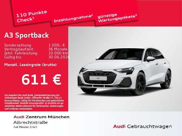 Audi A3 Sportback TFSI e S tronic S line ACC/AHK/HuD