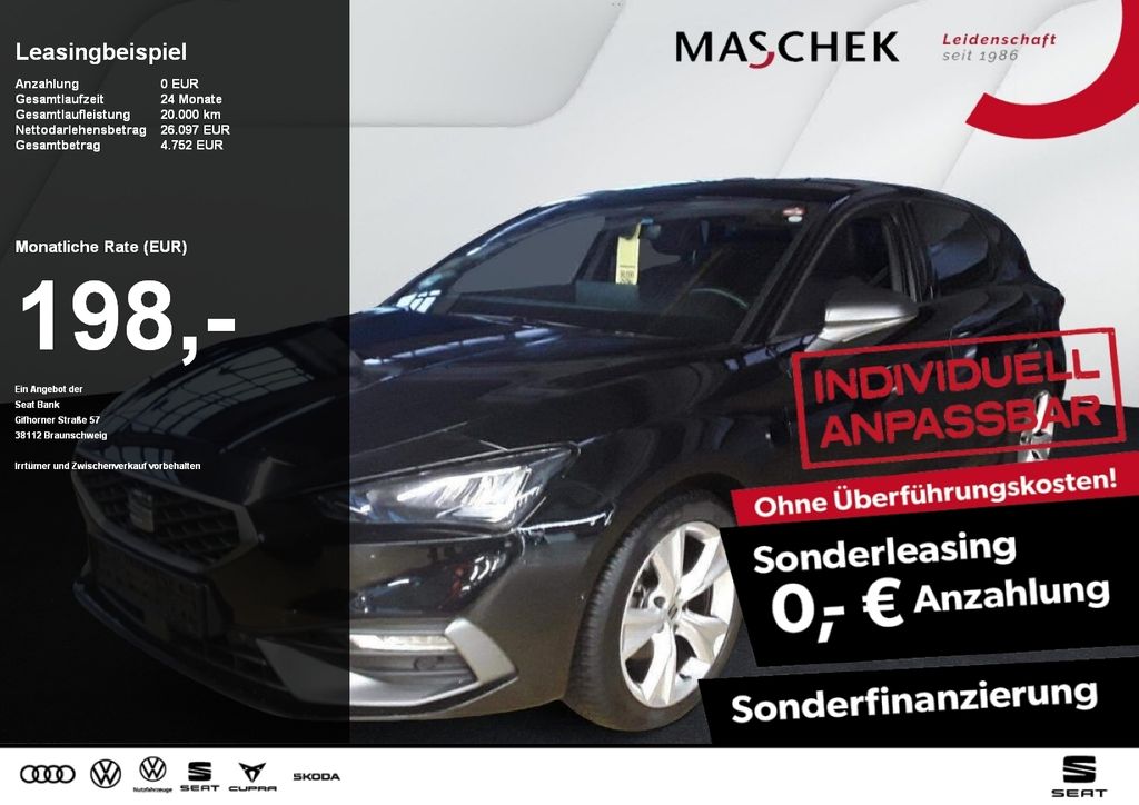 Leon FR 2.0 TDI DSG Navi RearView Sitzh. ACC Amb