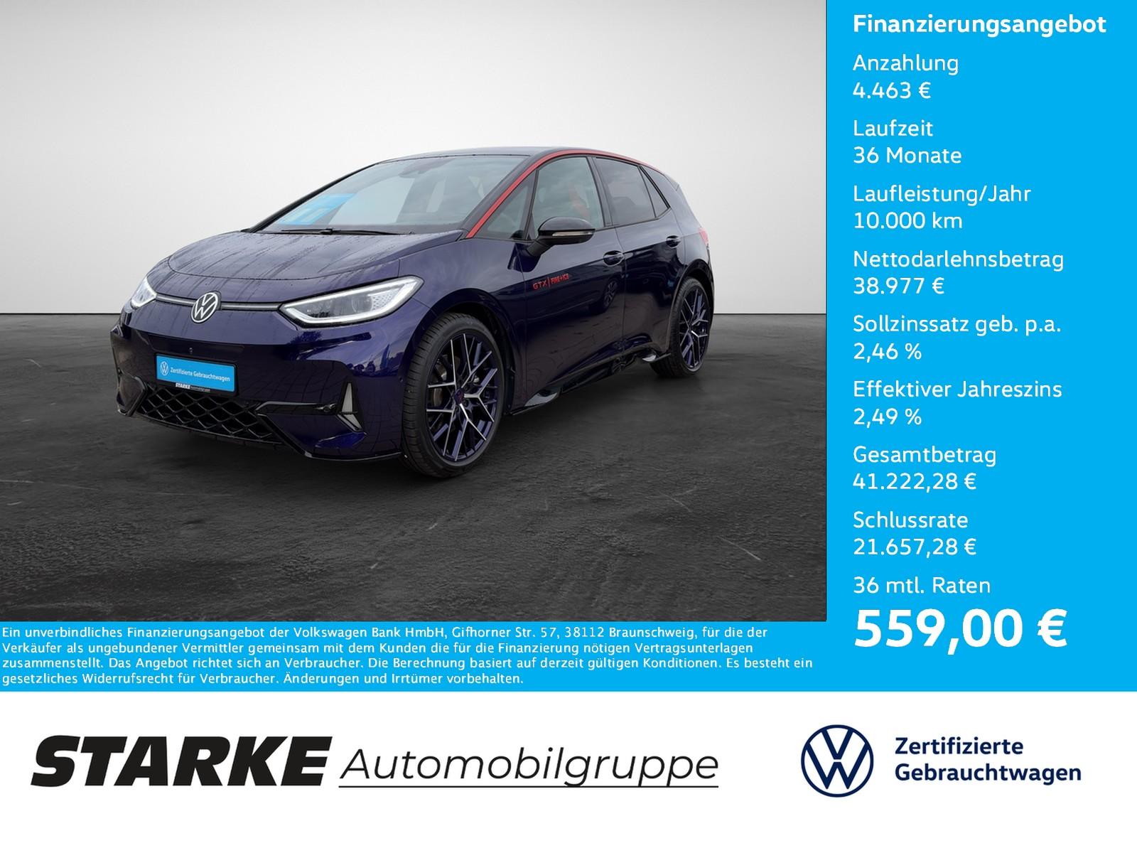 Volkswagen ID.3 GTX Fire+Ice HeadUp Standheiz Navi LED Kam