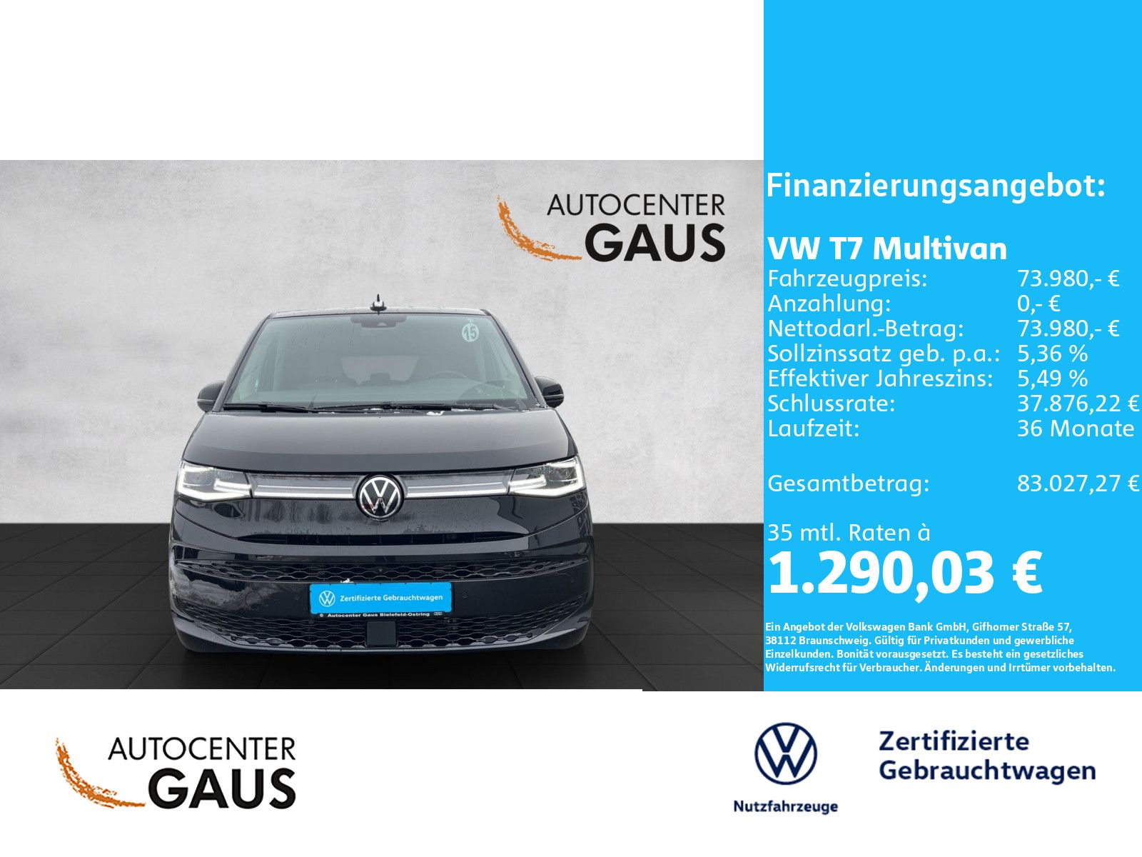 Multivan Style 1,5 l 130 kW eHybrid OPF 4MOTION 