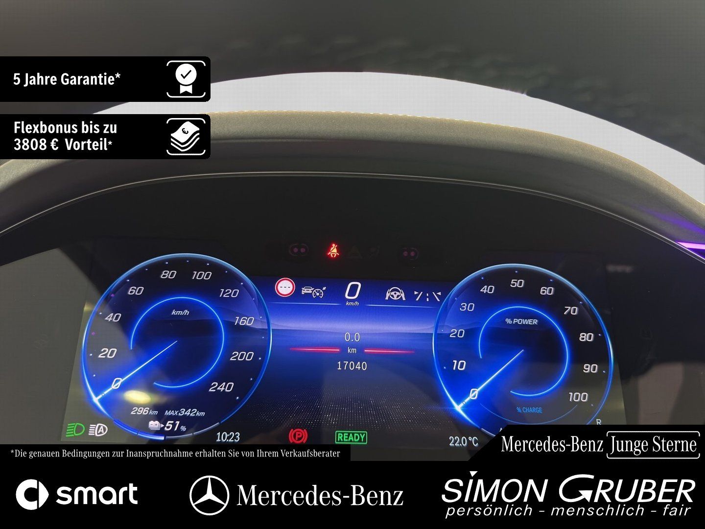 Fahrzeugabbildung Mercedes-Benz EQS 450+ SUV AMG Massage Sitzklima AHK 118Kwh