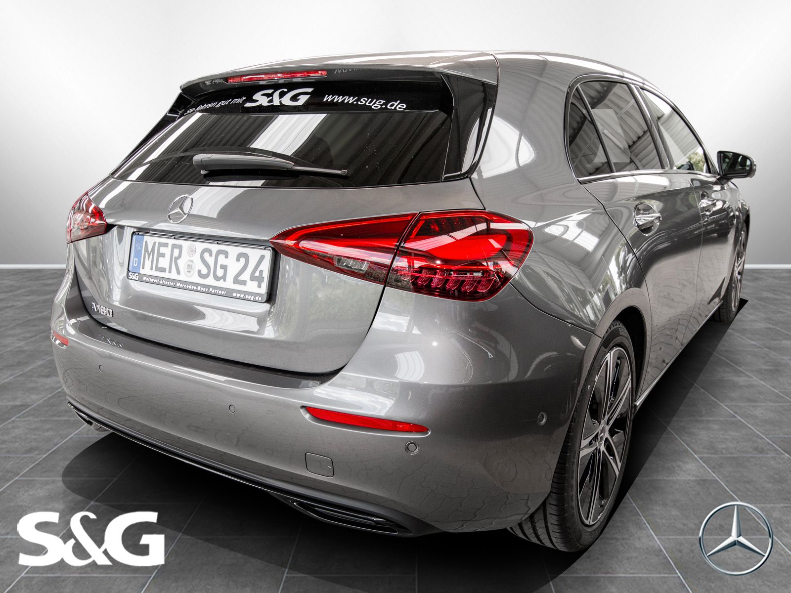 Mercedes-Benz A 180 Progressive MBUX+360°+M-LED+AHK+Night+18 imagem 3