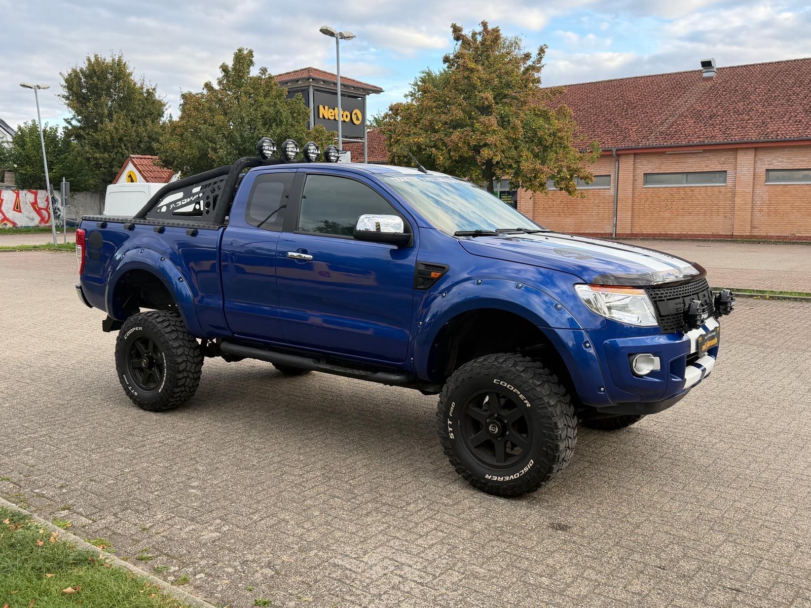 FORD RANGER XLT 2.2 TDCI 150ch 4X4 - CABINE APPROFONDIE - ATTELAGE 3,5T - CAMÉRA DE RECUL - RADARS DE STATIONNEMENT