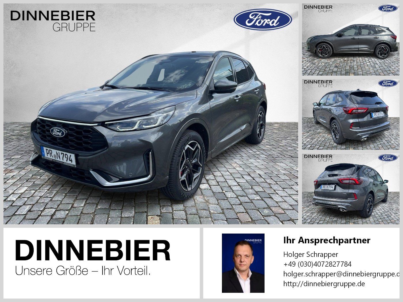 Ford KUGA ST-Line X FHEV LED+360°+Glasdach+AHK