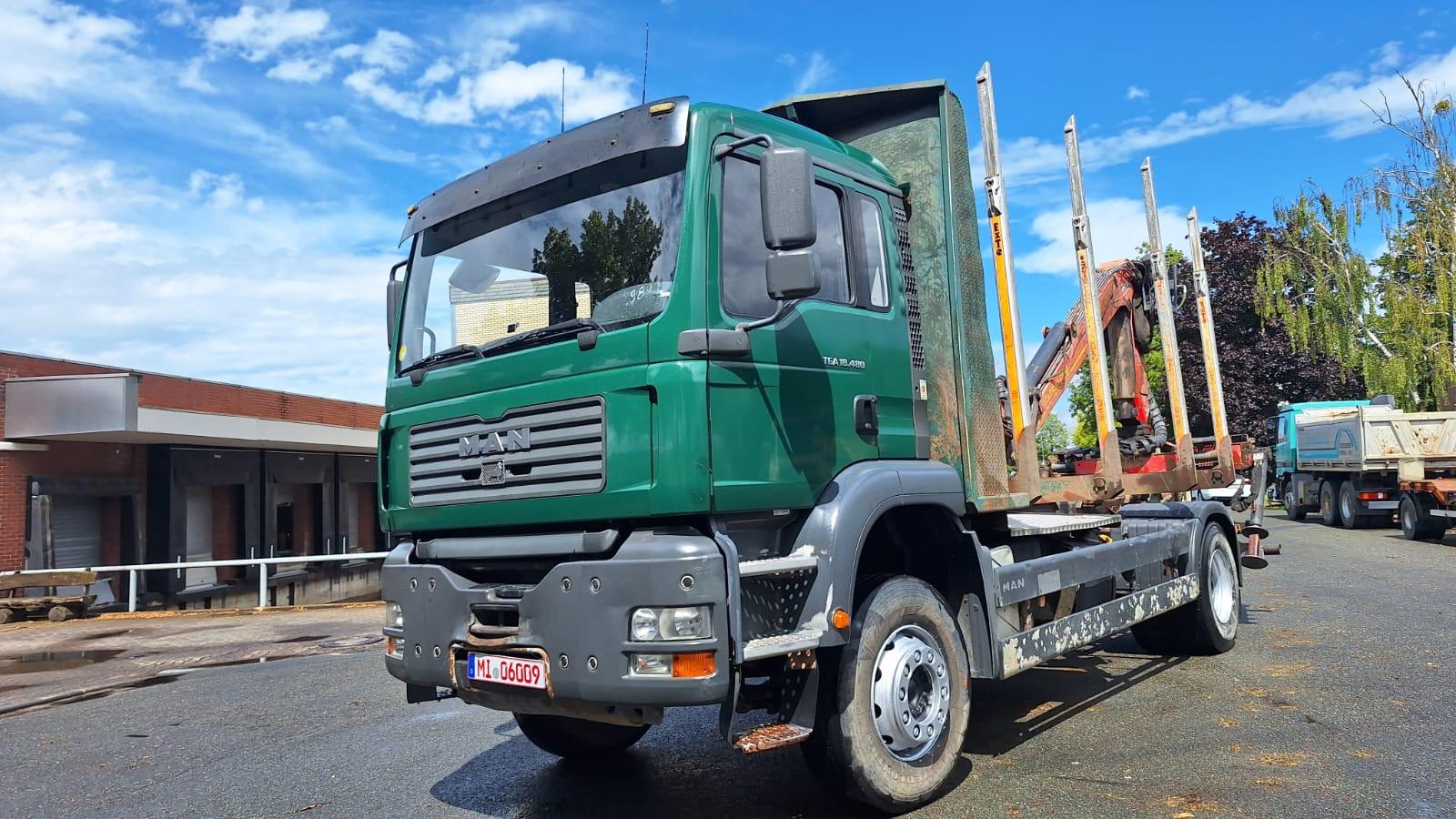 MAN TGA 18.480 Holz LKW