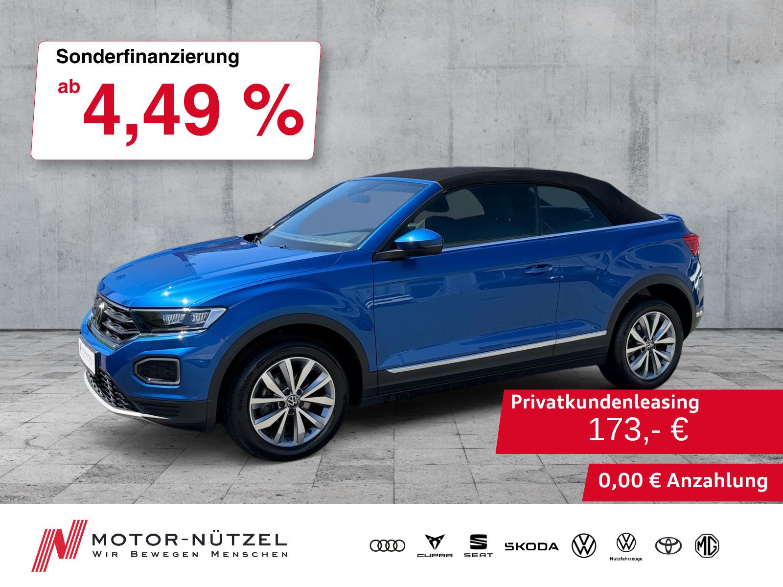 Volkswagen T-Roc Cabriolet 1.5 TSI STYLE LED+NAV+SHZ+AHK+VC