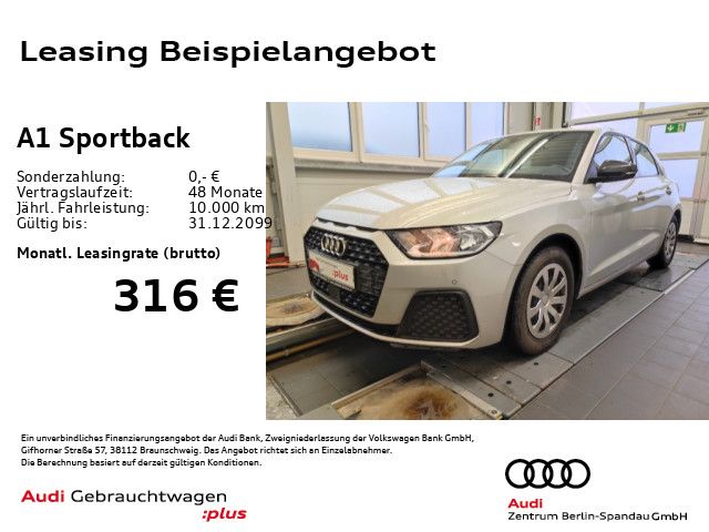 AUDI A1 Sportback 25 TFSI *SHZ*PDC+*