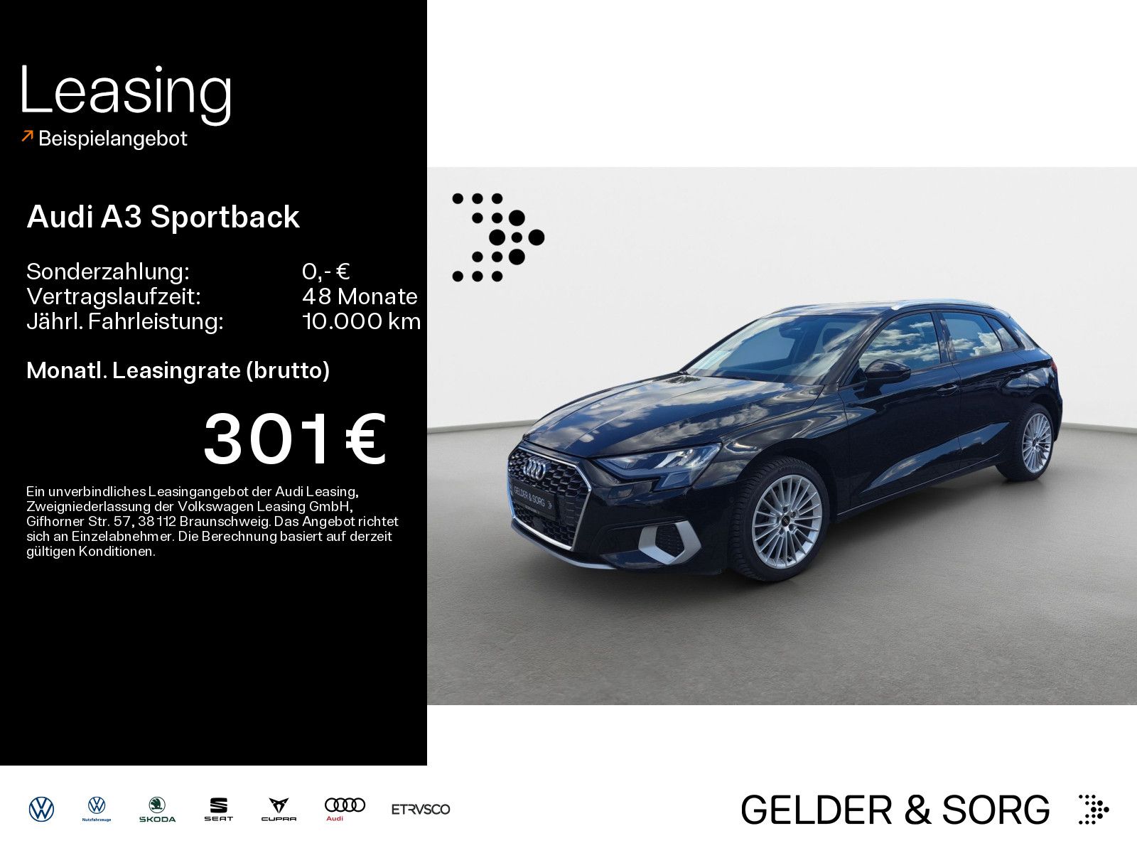 Audi A3 Sportback 35 TDI Advanced LED*Vir*Navi*Sound