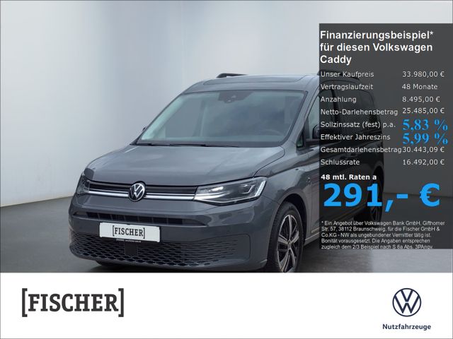 Volkswagen Caddy 1.5TSI Life Dark Label AHK LED DAB Spurhal