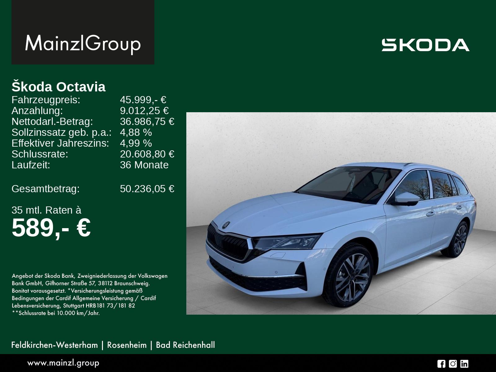 Skoda Octavia Combi Selection 1,5 TSI 110 kW 7