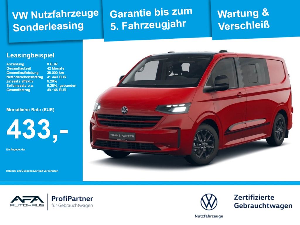 Volkswagen T7 Transporter e Kasten Plus Edition 6Sitze*Navi