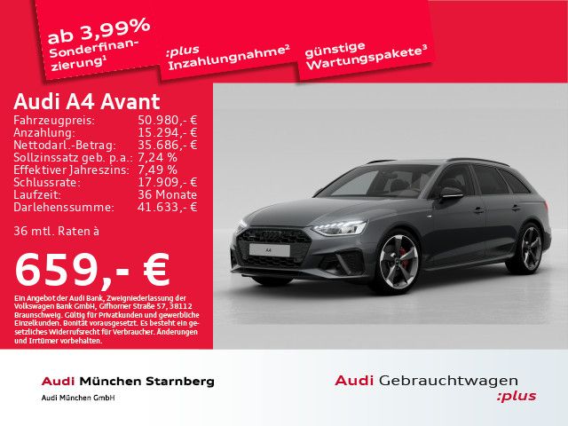 Audi A4 Avant S line 40 TFSI quattro S tronic Pano LE